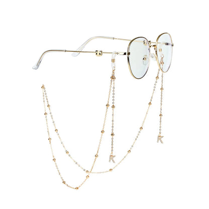 New Fashion Women's Eyeglass Chain - Hollow Star & Pearl Beaded Lanyard for Sunglasses & Reading Glasses, Neck Strap Holder