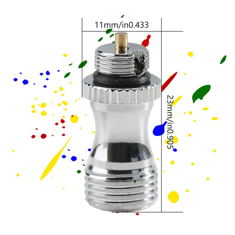 Stainless Steel Airbrush Air Valve – Double Action Spray Tool Replacement Part (1/3/5PCS Options)