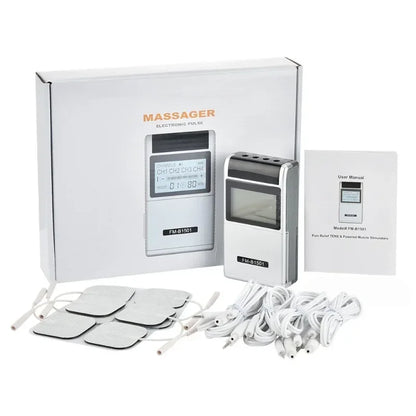 15-Mode EMS TENS Electric Muscle Stimulator — Full Body Physiotherapy Pulse Massager for Pain Relief and Health Care