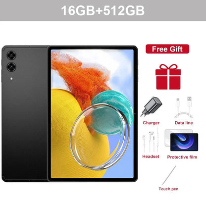 10.1" S10 Ultra Kids Tablet – Global Edition Android 15, 5G Dual SIM, Gaming Tablet 22GB+2TB, 10000mAh