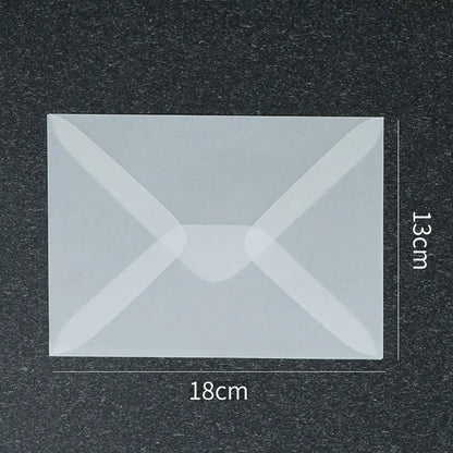 50 Pcs Blank Translucent Envelopes – for Invitations, Postcards, Gift Boxes, Wedding & Business Letters