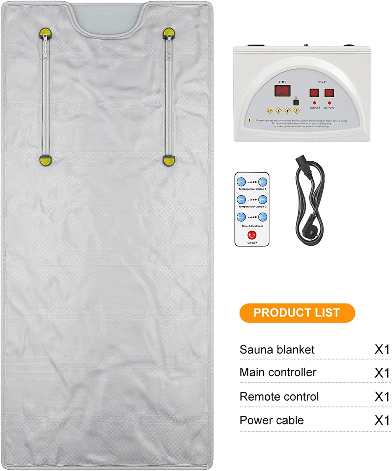Professional Slimming Far-Infrared Sauna Blanket – Waterproof Weight Loss & Heating Therapy for Home Spa