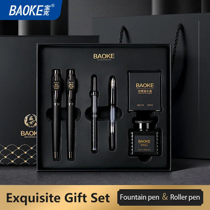 BAOKE T18 Luxury Fountain Pen & Roller Pen Set – Exquisite Gift Set