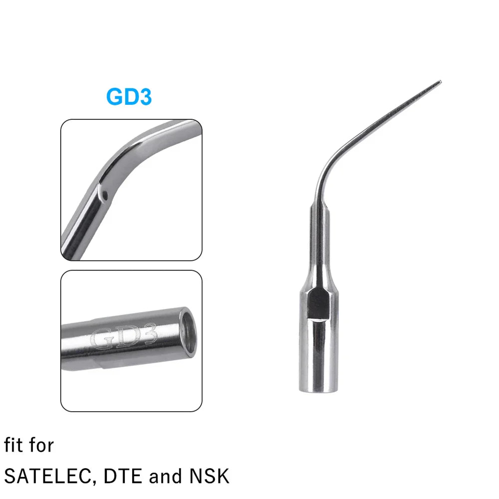 AZDENT Dental Ultrasonic Scaler Tips – Scaling, Periodontics, Endo, Perio Tips for EMS, Woodpecker, DTE, NSK, SATELEC Scalers
