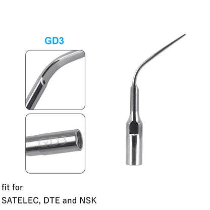 AZDENT Dental Ultrasonic Scaler Tips – Scaling, Periodontics, Endo, Perio Tips for EMS, Woodpecker, DTE, NSK, SATELEC Scalers
