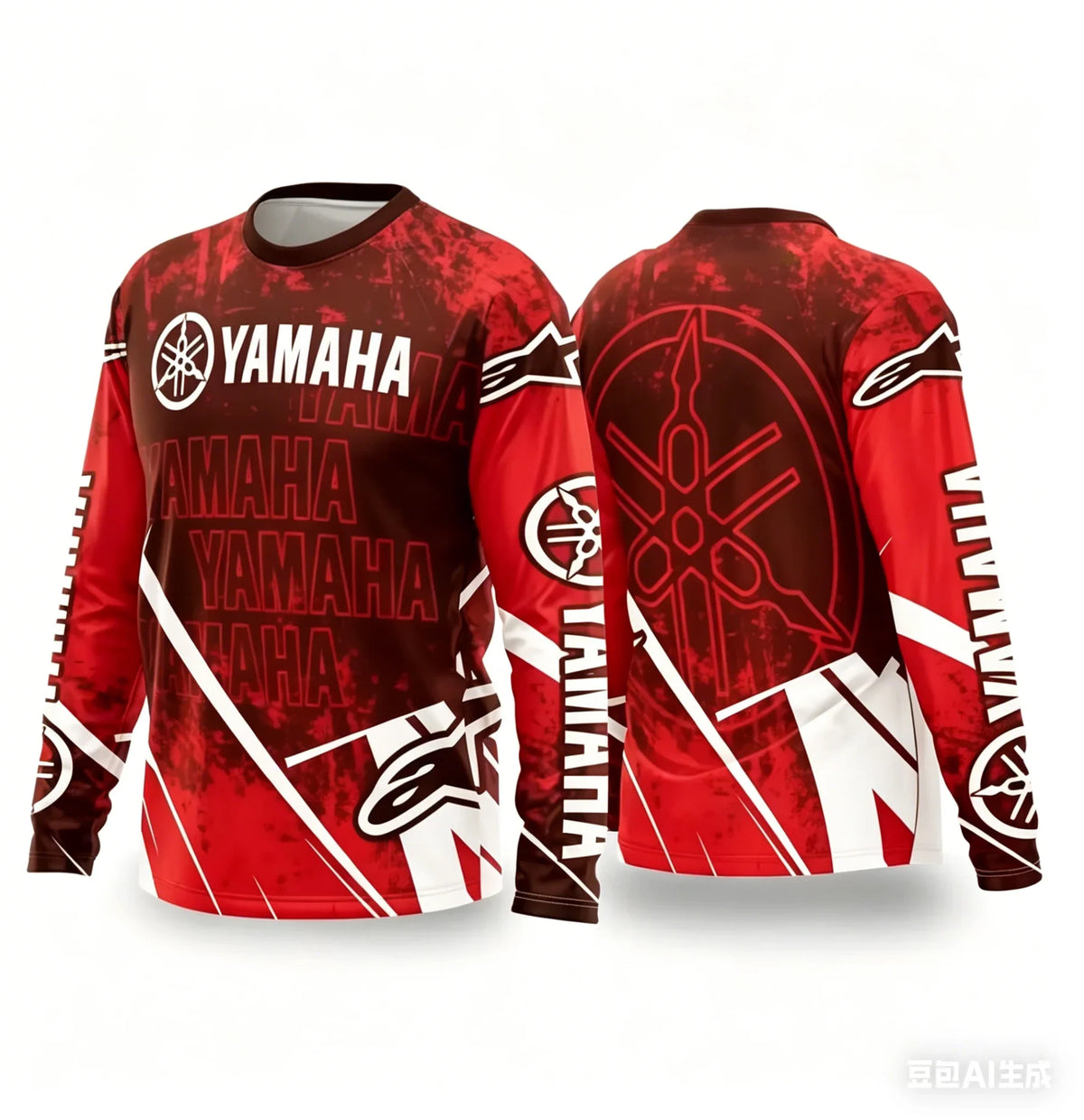 YAMAHA Motorcycle Riding Suit - Breathable Quick-Dry Long Sleeve Off-Road Racing Sportswear for Men & Women