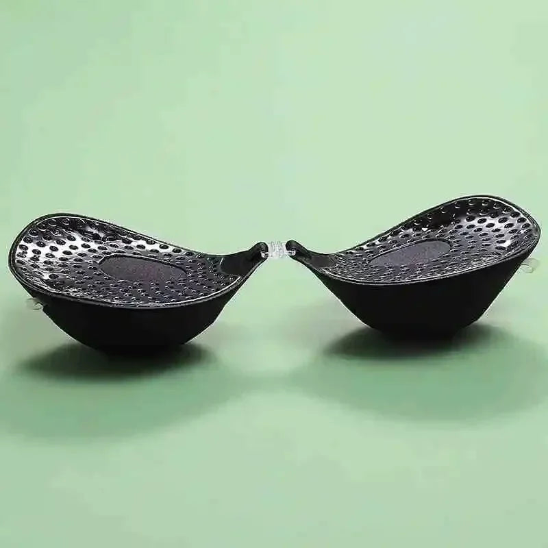 5cm Thicken Silicone Adhesive Bra – Reusable Invisible Strapless Push-Up Nipple Tape for Women