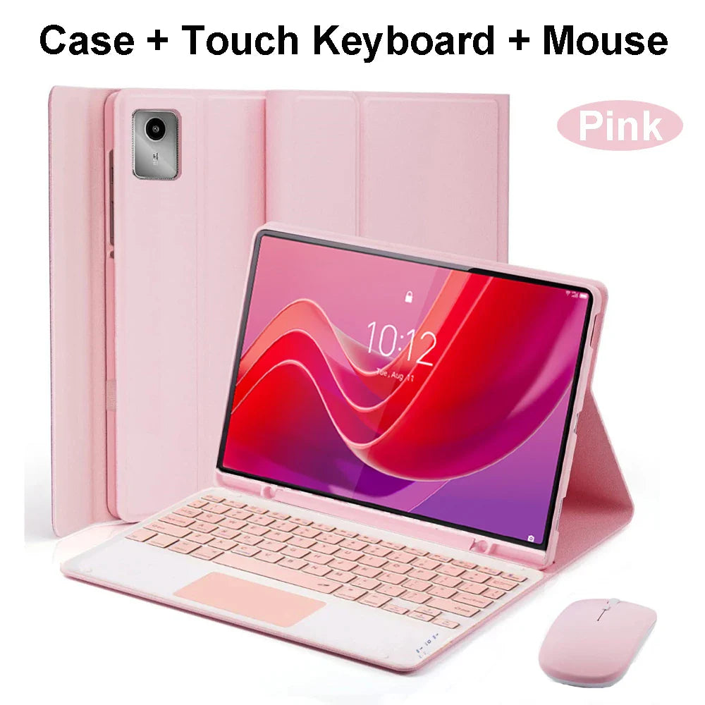 Lenovo Tab M11 11" Case with Bluetooth Keyboard – Smart Stand Cover for Xiaoxin Pad 2024/2025