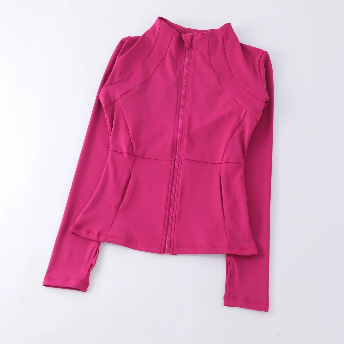 New Yoga Wear Ladies Coat – High Elastic Loose Fitness Top, Long Sleeve Stand-Up Collar for Exercise