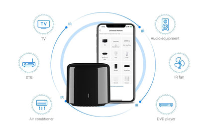 Bestcon RM4C Mini Universal WiFi IR Remote – Works with Alexa & Google Assistant for AC Control