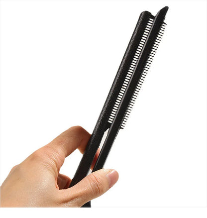 Hair Straightening Comb - V-Type Straightening Brush for Women, DIY Salon Haircut & Professional Styling Tool