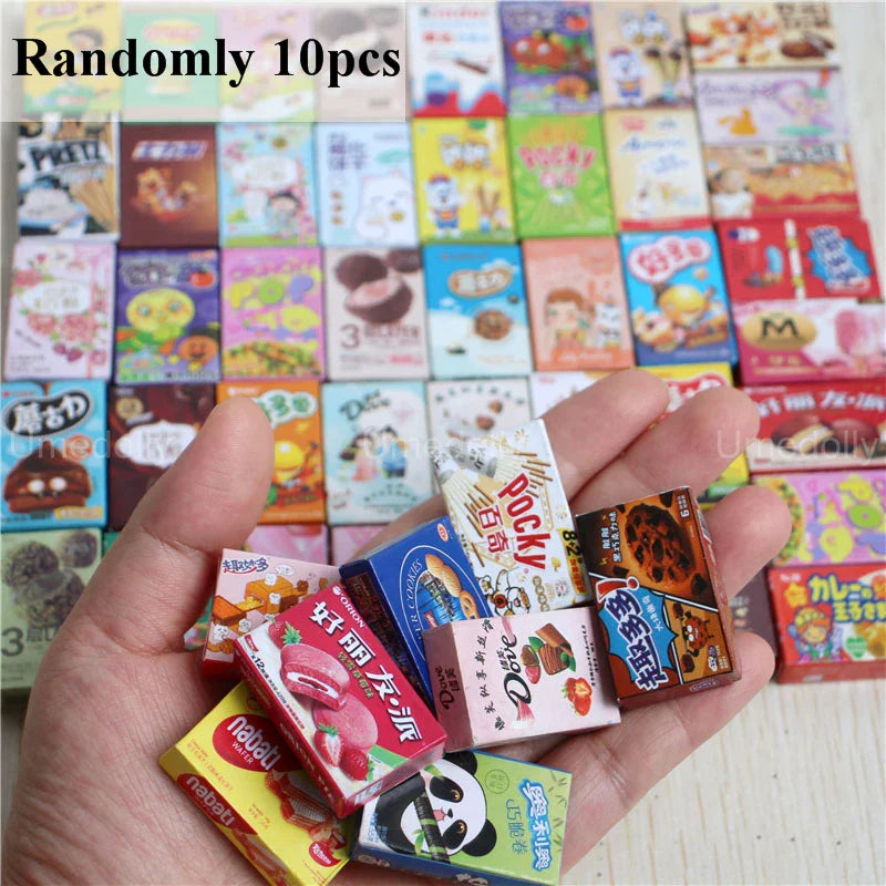 1/6 Scale Miniature Supermarket Food & Drinks – Dollhouse Store Decor Accessories for Blythe, BJD & 1/6 Dolls