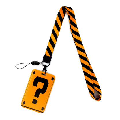 Gamer ID Card Holder Lanyard — Cool Credential Neck Strap & Badge Keychain for Men & Women