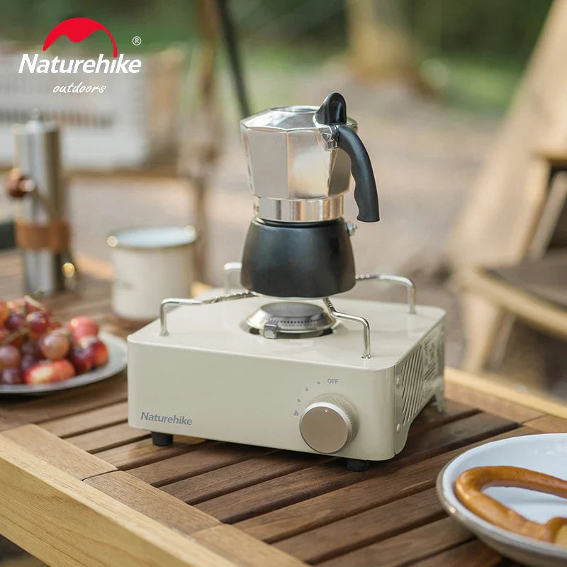 Naturehike Portable Camping Stove - Outdoor Gas Stove, Butane Fuel, Compact Camp Cooker for Camping Cookware