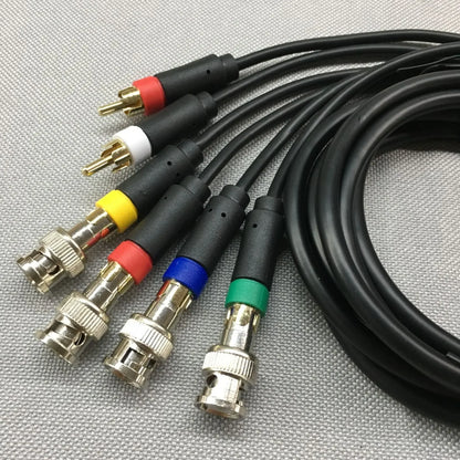 SEGA Saturn RGB/RGBS RCA Composite AV Cable for PVM BVM NEC XM Scalers BNC RGB+Sync Retro Gaming Video Connection Cable