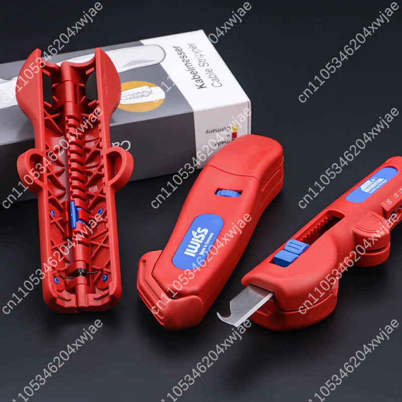 Automatic Wire Stripper Tool - Self-Adjusting Cable Peeler for Electricians