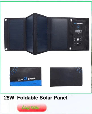 12V Solar Trickle Charger — Portable Waterproof Solar Battery Maintainer for Car