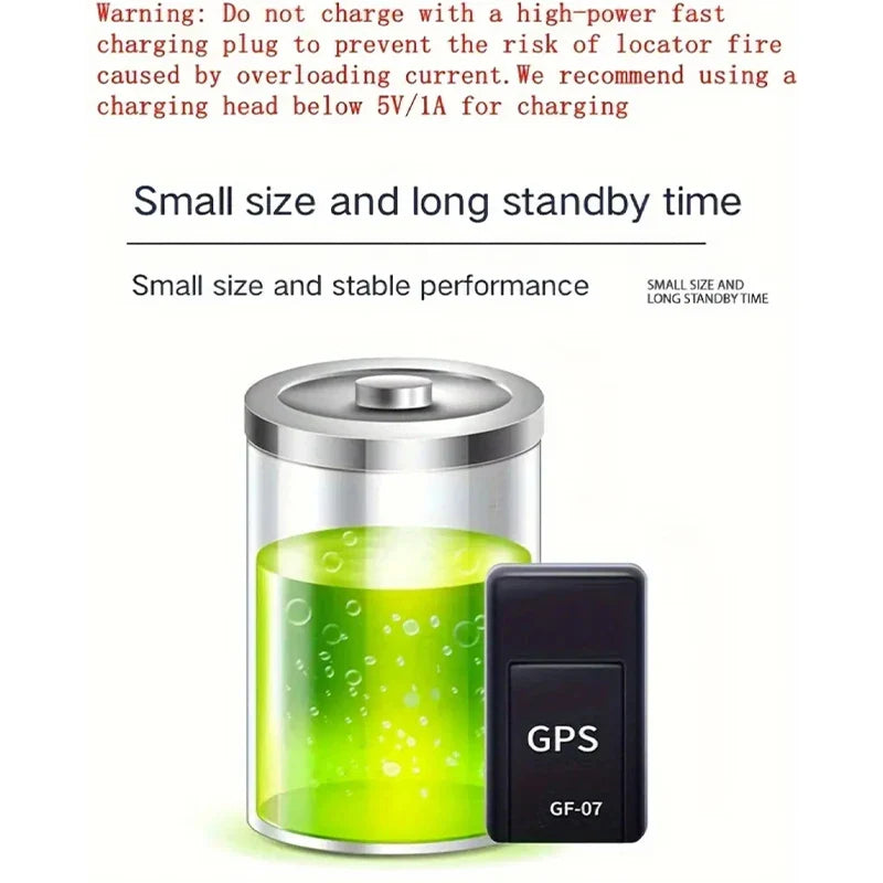 Mini Magnetic GPS Tracker – Portable Car Anti-Theft Anti-Lost Precise Positioning Locator