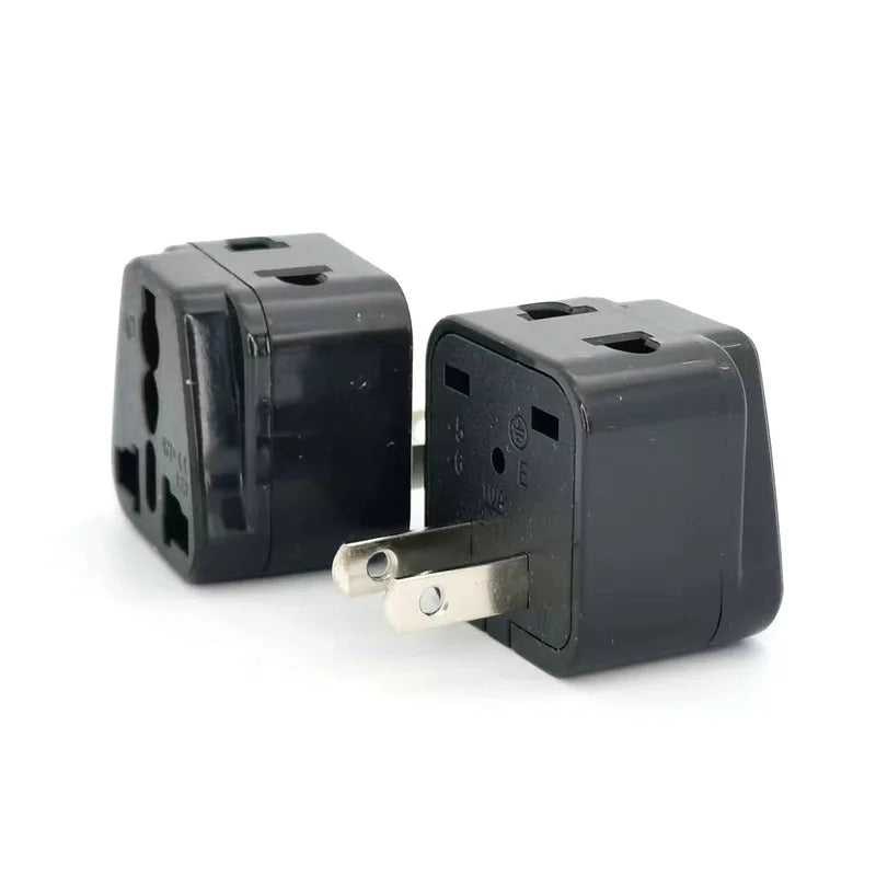 Universal 2-in-1 Travel Adapter Plug – Japan, America, EU, UK, AU to US Type A/B Charger for Canada & Thailand