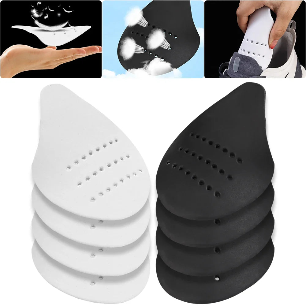 2/4 Pcs Sneaker Shields – Anti-Crease Toe Cap Protectors for Sneakers & Sports Shoes