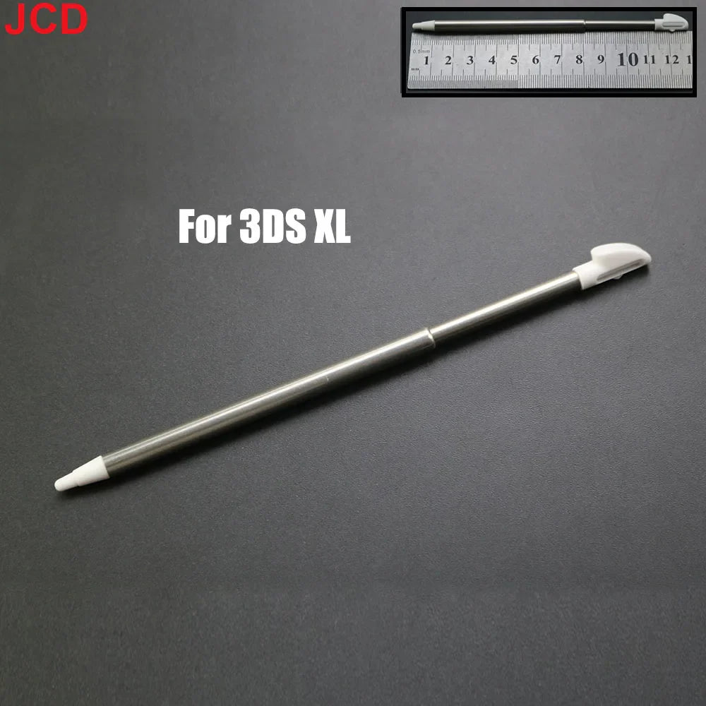 White Plastic Telescopic Stylus Pen — Touch Screen Stylus for 2DS/3DS/New 2DS LL XL/New 3DS XL/NDSL/NDSi/NDS