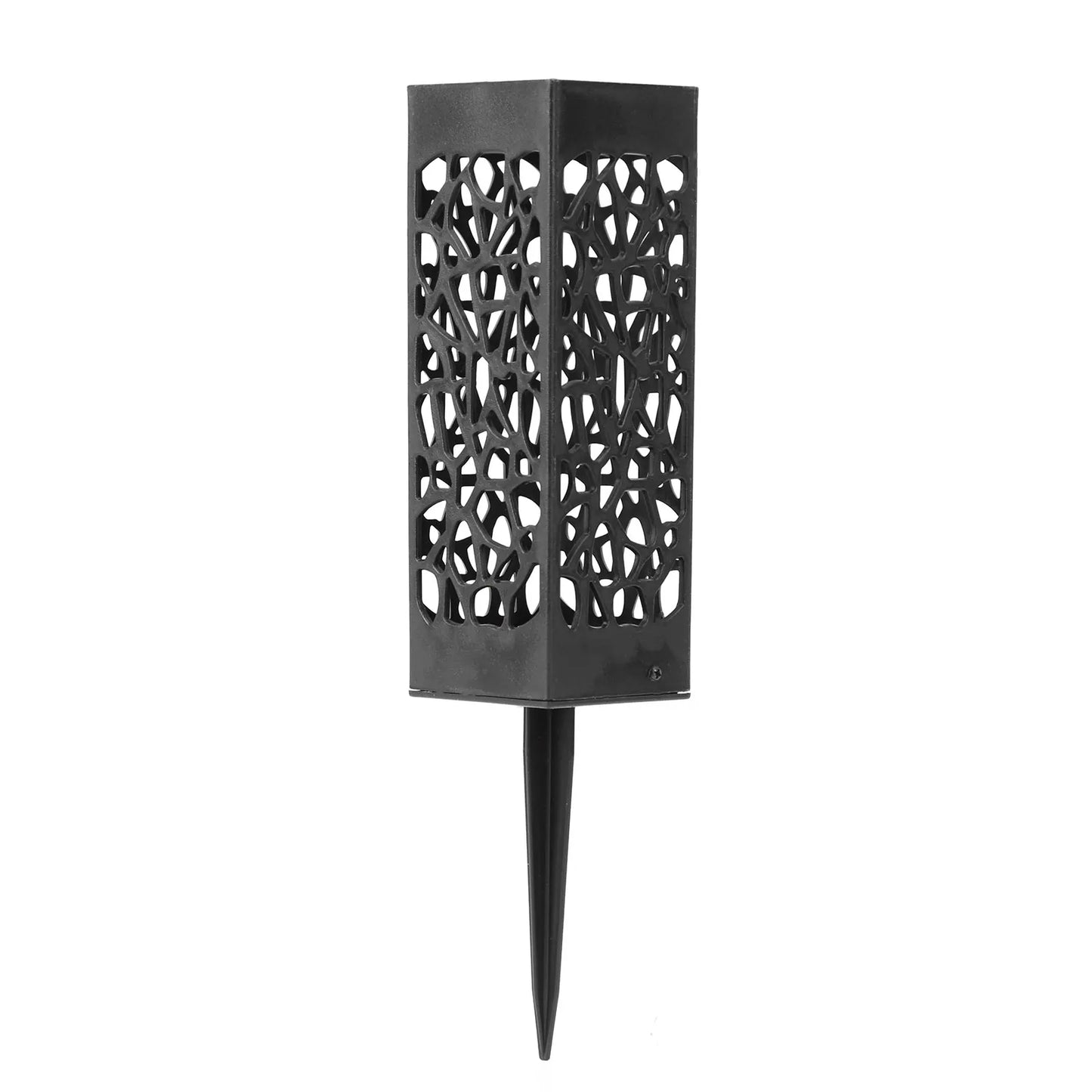 Plastic Grave Vase with Stake – Fluted Flower Holder for Cemetery, Drainage Hole for Gravestone Decoration