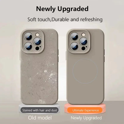 Original Liquid Soft Silicone MagSafe Case – Magnetic Wireless Charging Cover for iPhone 16 Plus, 15, 14, 13, 12 Pro Max, 11