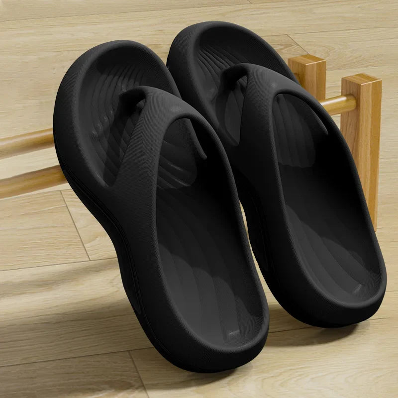 Women’s EVA Thick Heel Sandals – Anti-Slip Odor-Resistant Summer Flip Flops & Outdoor Comfortable Slippers