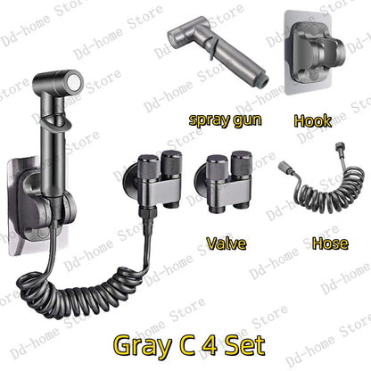 Handheld Bidet Spray Gun – Portable High-Pressure Cleaning Set for Bathroom, Women’s Washing & Toilet Hygiene
