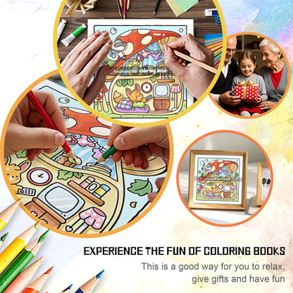 COMFY & COZY Bold-Easy Coloring Book for Adults - Cute Drawing Book Gift for Birthdays & Parties