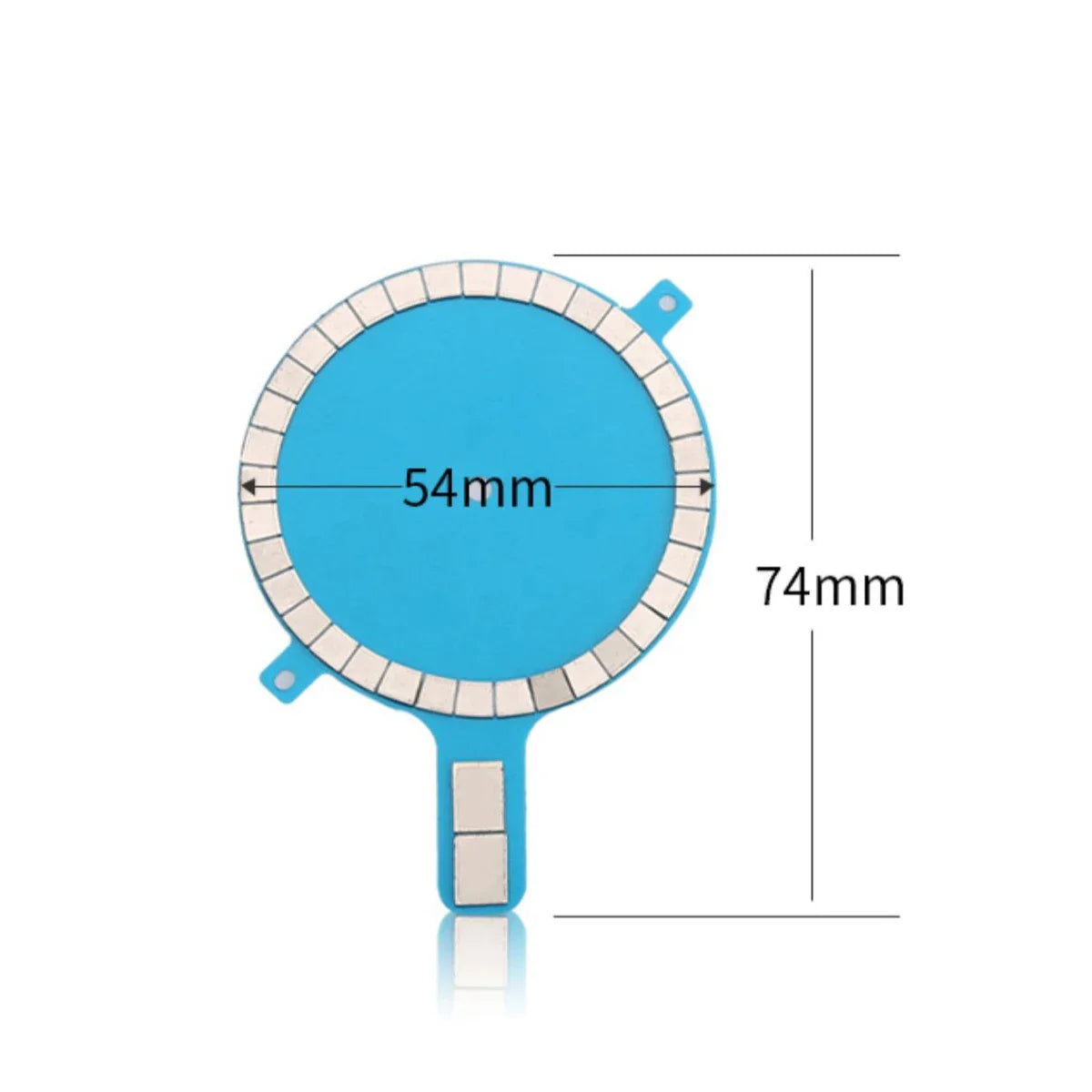 Magnetic Circle Sticker for MagSafe: iPhone 14, 13 Pro Max - Wireless Charging Magnet Ring, Strong Magnetic Charge Disk