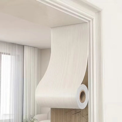 10cm x 5m Thickened Wood Grain Skirting Line – Self-Adhesive Wall Sticker for Living Room & Bedroom Corner Decoration