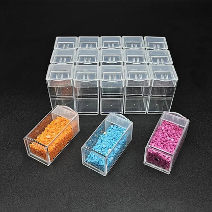 Diamond Painting Storage Box – 5D DIY Container for Tools, Embroidery Accessories & Drill Storage