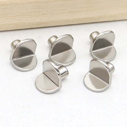 20pcs 5mm L-Shaped Shelf Support Studs – Wooden & Glass Board Brackets for Cabinets and Furniture