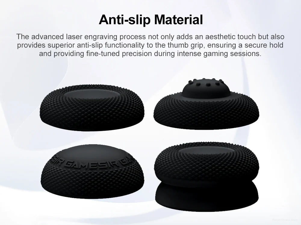 GameSir Colorful Silicone Thumb Grip Caps – Joysticks for GameSir, Xbox One/Series, Switch Pro, PS4 & PS5 Controllers