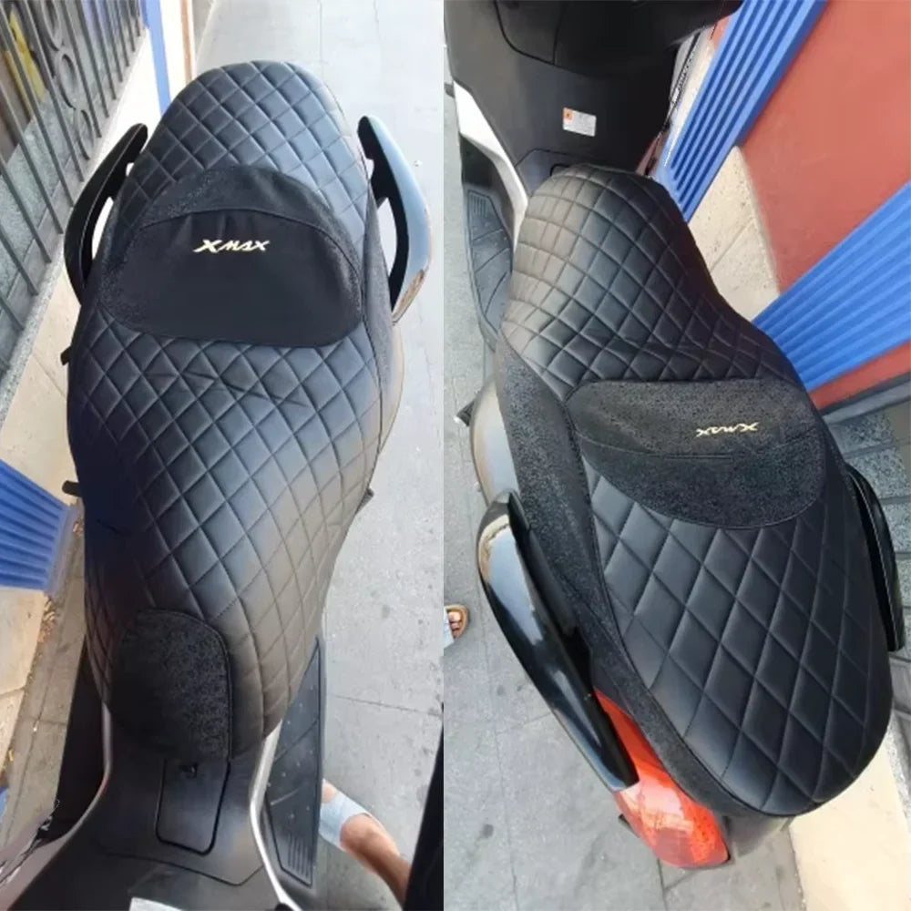 YAMAHA XMAX Motorcycle Seat Cover - Leather Cushion Protector Insulated Comfort Accessory for XMAX 125/250/300/400
