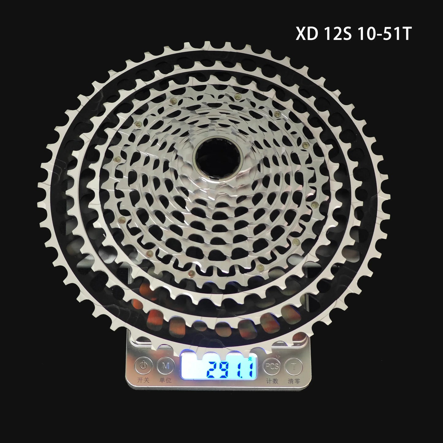 GOLDIX 12-Speed Ultralight MTB Cassette – CNC Sprocket 11-51T/11-46T HG & 10-46T/10-51T XD for Shimano SRAM