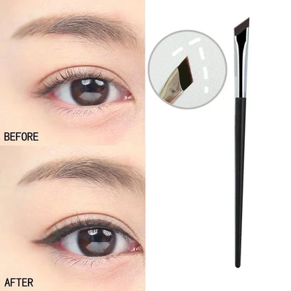 Angled Liquid Powder Contour Makeup Brush – Professional Cream Blush & Foundation Blending Tool
