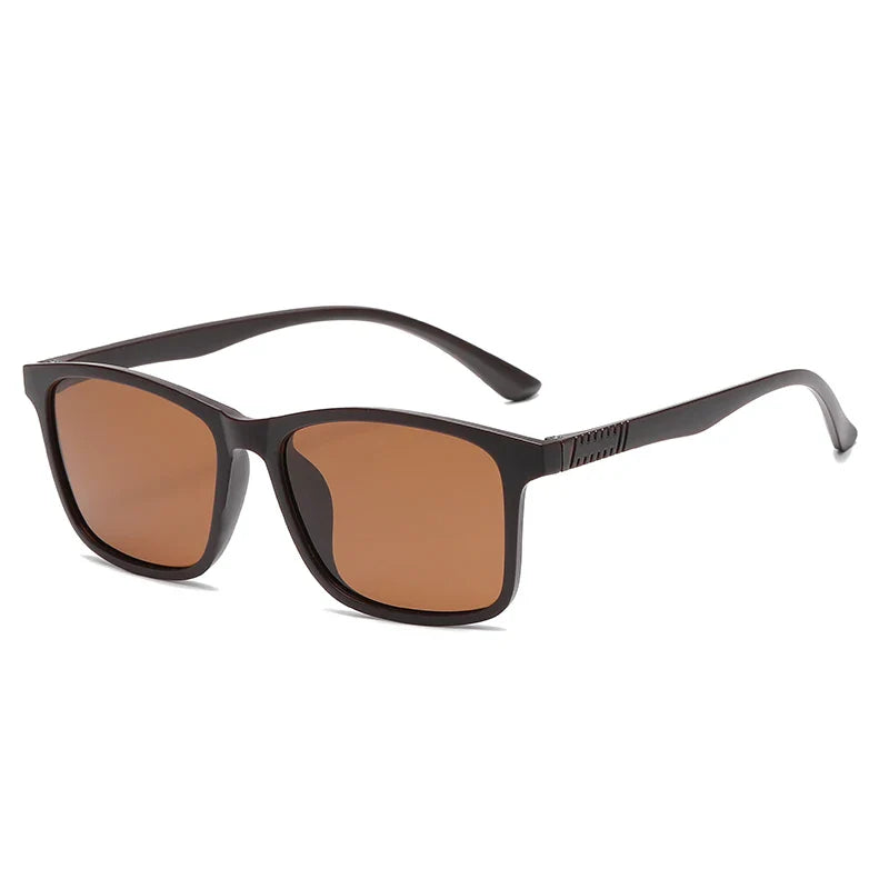 2024 New Men’s Business Polarized Square Frame Sunglasses – Fashion Outdoor Fishing & Driving Eyewear
