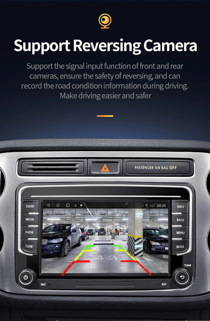 GRANDnavi Android 13 Car Radio GPS - 2Din Multimedia Player for VW, Skoda Octavia, Golf 5/6, Passat B6, Polo, Jetta