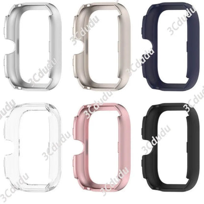 Slim Silicone Strap & Case - Soft Matte Protective Cover Bracelet for Redmi Watch 6/5/4 Active & 5 Lite