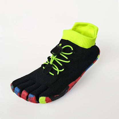 Unisex Five-Finger Split-Toe Water Shoes - Quick-Dry Mesh Sneakers for Canyoning, Climbing & Outdoor Activities