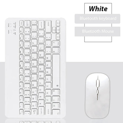 Mini Bluetooth Wireless Keyboard Set - Universal Phone Tablet iPad Keyboard and Mouse Accessories