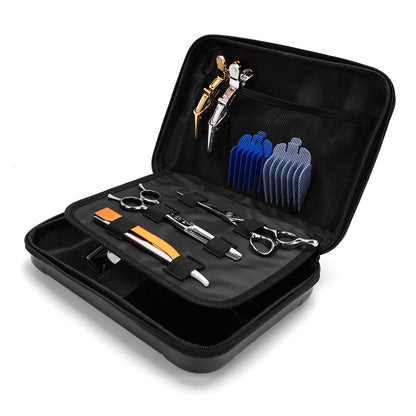 BARBERTOP Waterproof Tools Storage Bag – Hair Clipper, Scissors, Shaving Kits & Haircut Accessories Organizer Box