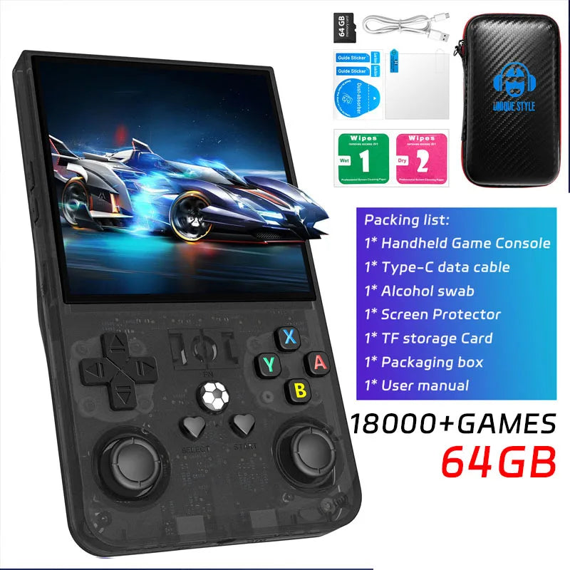AISLPC R36MAX Retro Handheld Game Console – 4.0" IPS Linux System Portable Player with 128GB Games