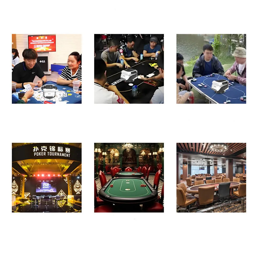 Rechargeable Automatic Card Shuffler – Electric Poker Card Shuffling Machine for Home & Party Games