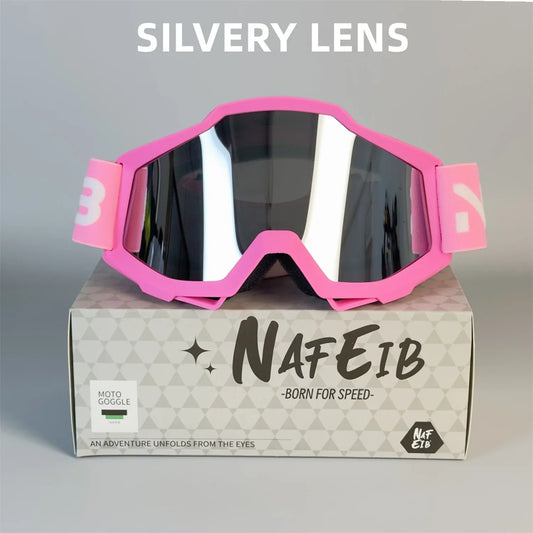 NAFEIB N17 Motorcycle Goggles – Motocross, Cycling & Off-Road Sport Glasses for MTB, ATV & Dirt Bike