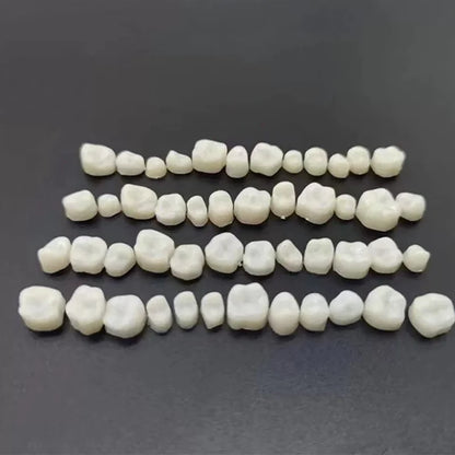 50/100pcs Dental Temporary Crown Resin Veneers – Porcelain Teeth Materials for Anterior & Posterior Teeth Restoration