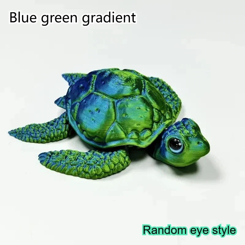 3D Printed Turtle Ornament - Cute Home Decor Collectible for Halloween & Christmas