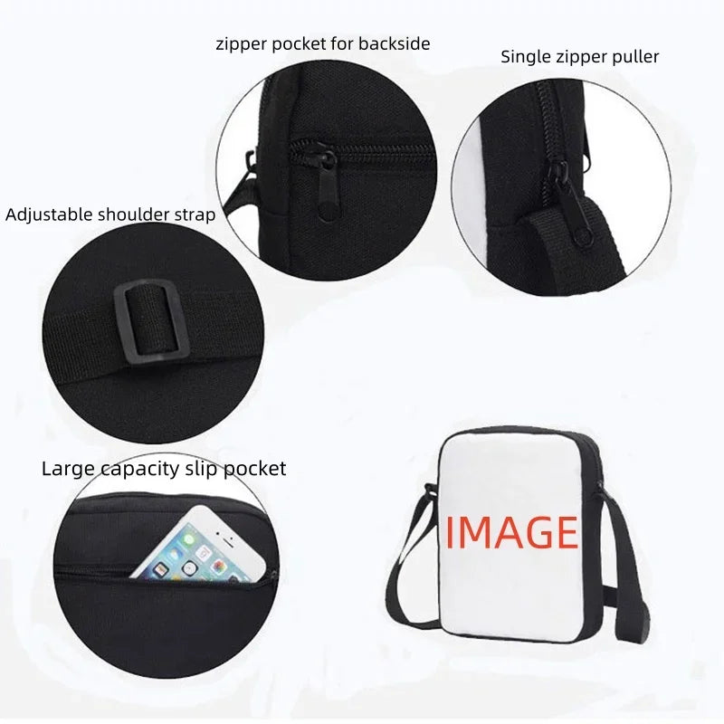 Mini-Craft Kids School Backpack Set — Front Pocket Backpack, Shoulder Bag & Pencil Case for Boys & Girls Ages 5-10